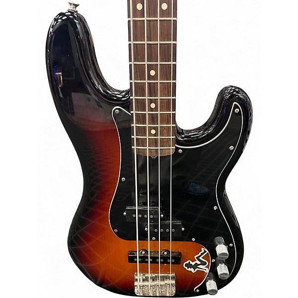 Used Fender American Performer Precision Bass Sunburst Electric Bass Guitar