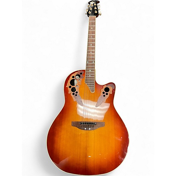 Used Ovation CSE44 2 Color Sunburst Acoustic Electric Guitar