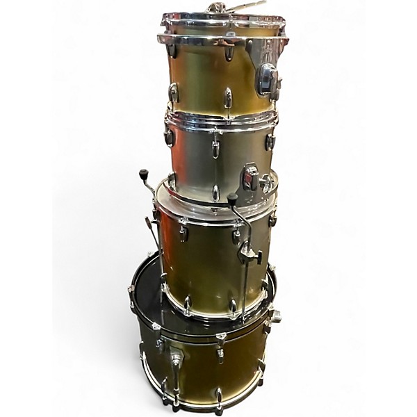 Used Gretsch Drums 4 Piece Energy Silver Sparkle Drum Kit