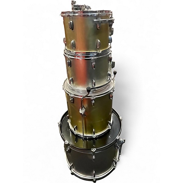 Used Gretsch Drums 4 Piece Energy Silver Sparkle Drum Kit