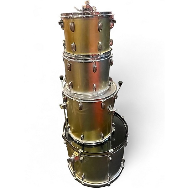 Used Gretsch Drums 4 Piece Energy Silver Sparkle Drum Kit