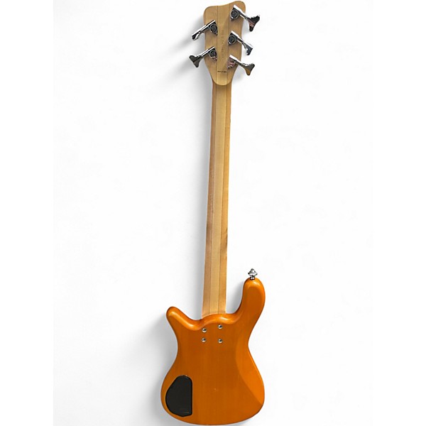 Used RockBass by Warwick Streamer Standard 5 Amber Electric Bass Guitar