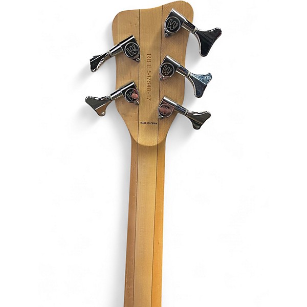 Used RockBass by Warwick Streamer Standard 5 Amber Electric Bass Guitar