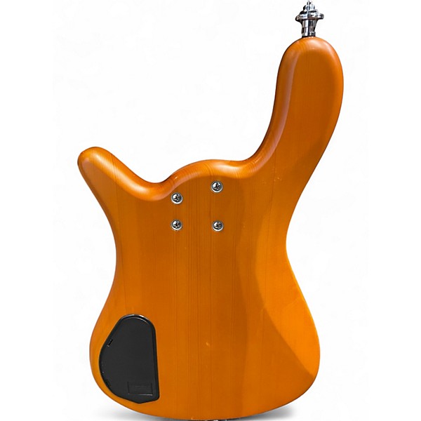 Used RockBass by Warwick Streamer Standard 5 Amber Electric Bass Guitar