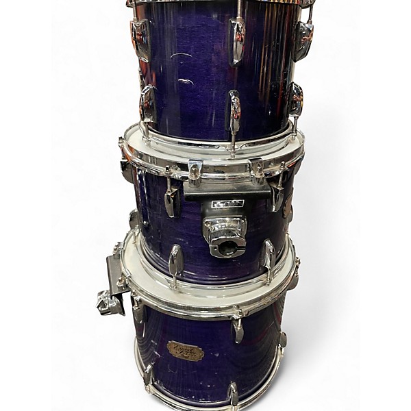 Used Pearl 5 Piece Export Purple Drum Kit