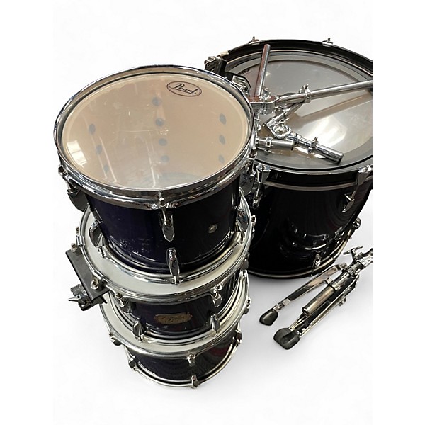 Used Pearl 5 Piece Export Purple Drum Kit