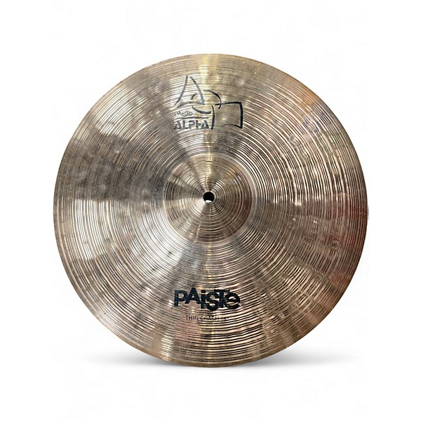 Used Paiste 16in Alpha Thin Crash Cymbal
