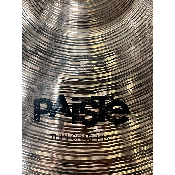 Used Paiste 16in Alpha Thin Crash Cymbal