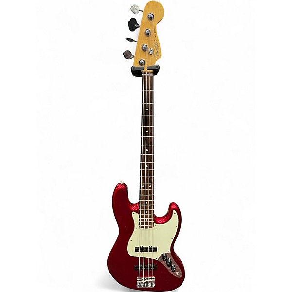 Used Fender American Professional Jazz Bass Candy Apple Red Electric Bass Guitar