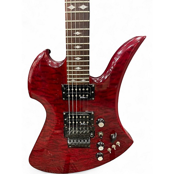 Used B.C. Rich Mockingbird STC TRANSPARENT RED Solid Body Electric Guitar