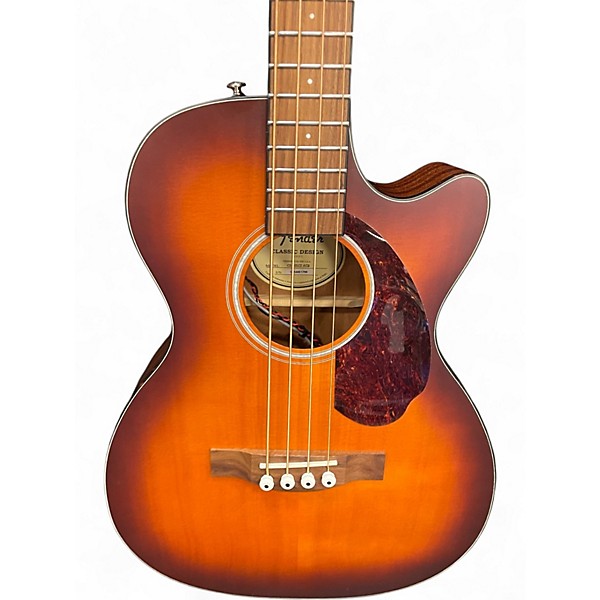 Used Fender CB-60SCE ACB Sunburst Acoustic Bass Guitar