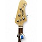 Used Sterling by Music Man StingRay RAY34 Poplar Burl Top Dark Scarlett Electric Bass Guitar