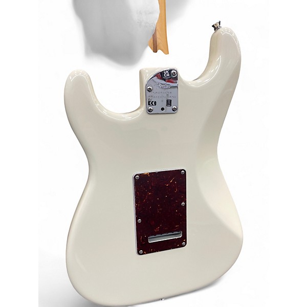 Used 2023 Fender American Professional II Stratocaster Olympic White Solid Body Electric Guitar
