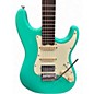 Used Schecter Guitar Research diamond series Nick Johnson Seafoam Green Solid Body Electric Guitar