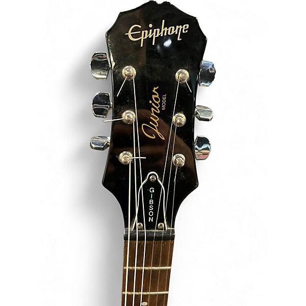 Used Epiphone Les Paul Junior Black Solid Body Electric Guitar