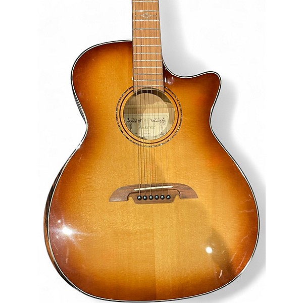 Used Alvarez AGFM80CEARSHB SUNBURST Acoustic Electric Guitar