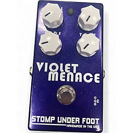 Used Stomp Under Foot Violet Menace Effect Pedal