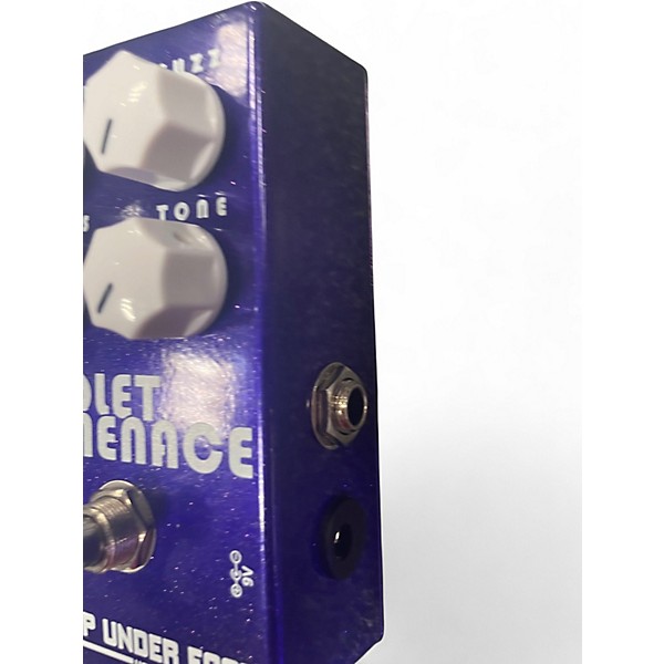 Used Stomp Under Foot Violet Menace  Effect Pedal