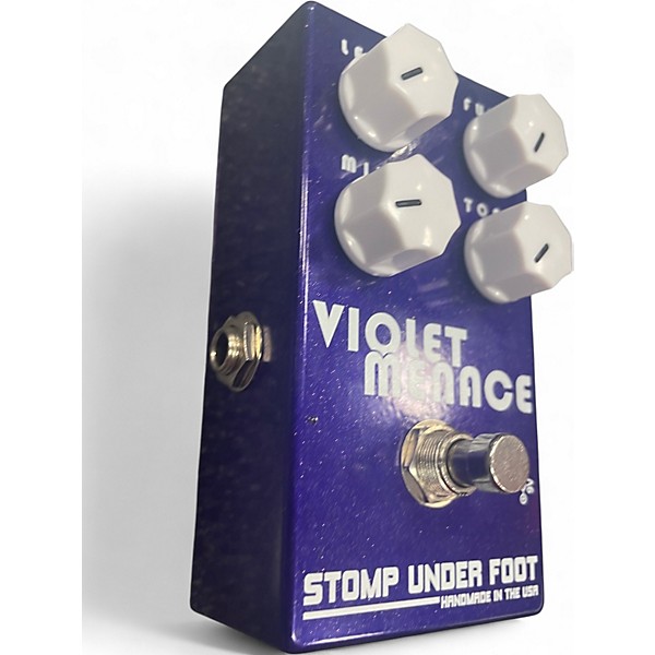 Used Stomp Under Foot Violet Menace  Effect Pedal