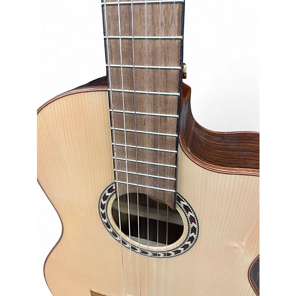 Used Lucero LFN200SCE Natural Classical Acoustic Electric Guitar