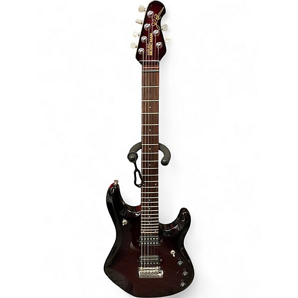 Used Ernie Ball Music Man JP6 John Petrucci Signature Red Pearl Burst Solid Body Electric Guitar