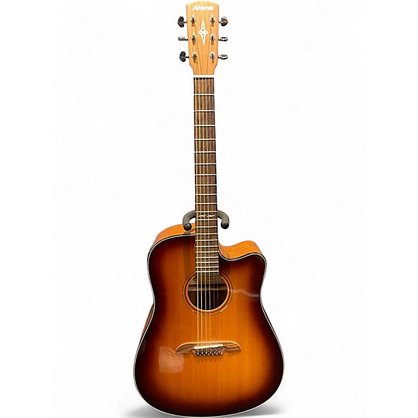 Used Alvarez AD610CESHB SANDBURST Acoustic Guitar