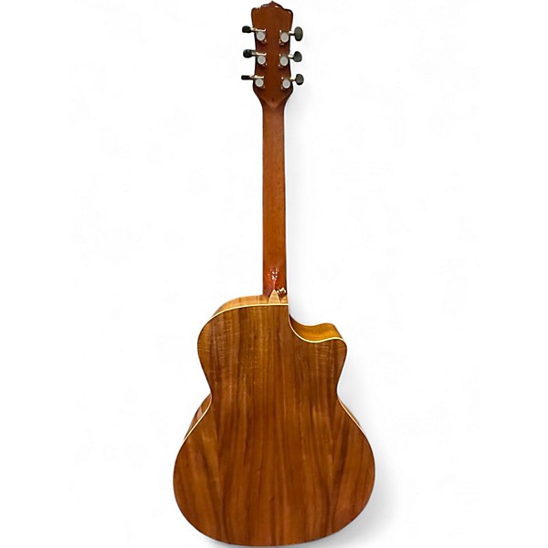 Used Luna vista wolf Low Gloss Chocolate Acoustic Electric Guitar