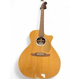 Used Fender Newporter Player Natural Acoustic Electric Guitar