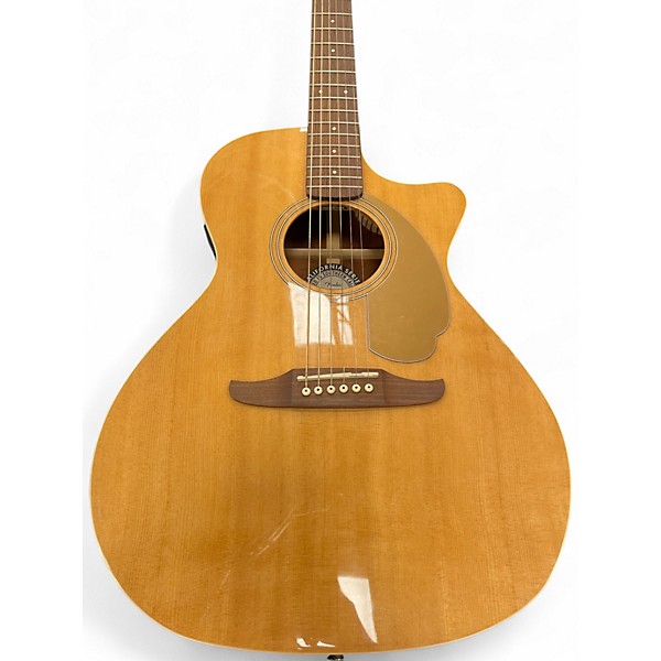 Used Fender Newporter Player Natural Acoustic Electric Guitar
