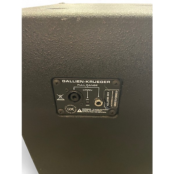 Used Gallien-Krueger 410MBE-II 4 Ohm 4x10 Bass Cabinet