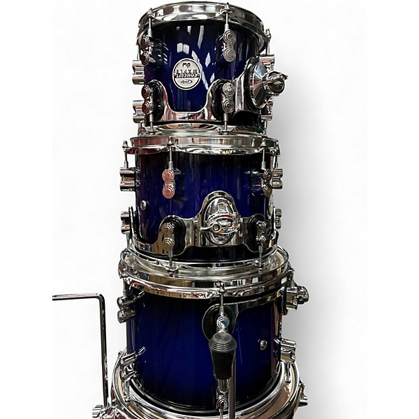 Used PDP by DW 6 Piece Concept Maple Royal Blue Burst Drum Kit