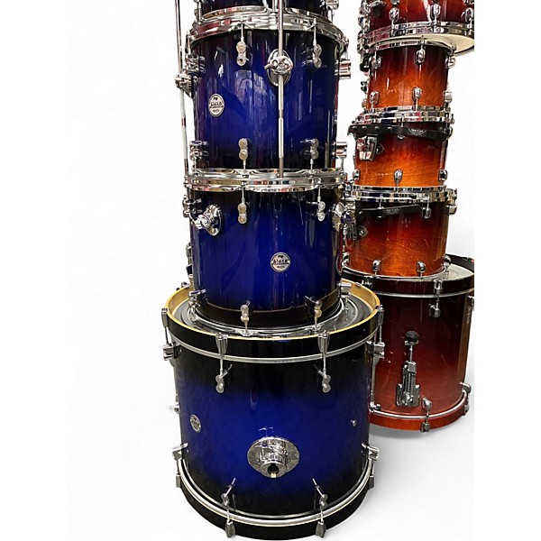 Used PDP by DW 6 Piece Concept Maple Royal Blue Burst Drum Kit