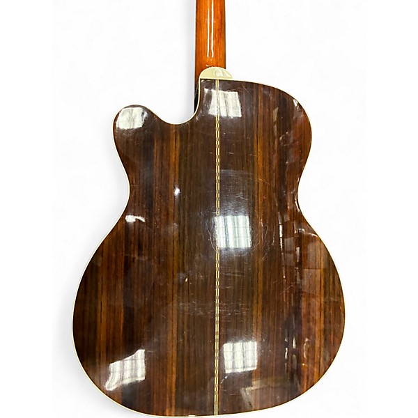 Used Greg Bennett Design by Samick OM 8CE Natural Acoustic Electric Guitar