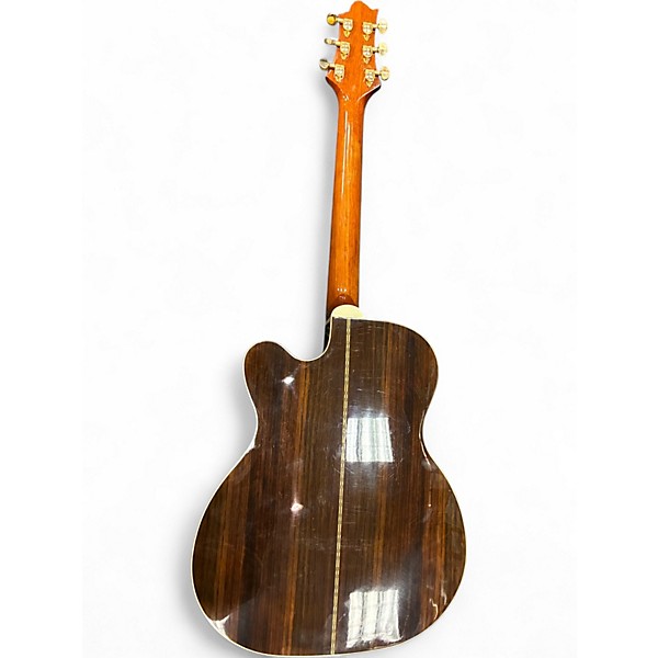 Used Greg Bennett Design by Samick OM 8CE Natural Acoustic Electric Guitar