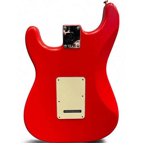 Used Fender HOT ROD HH STRATOCASTER RED Solid Body Electric Guitar