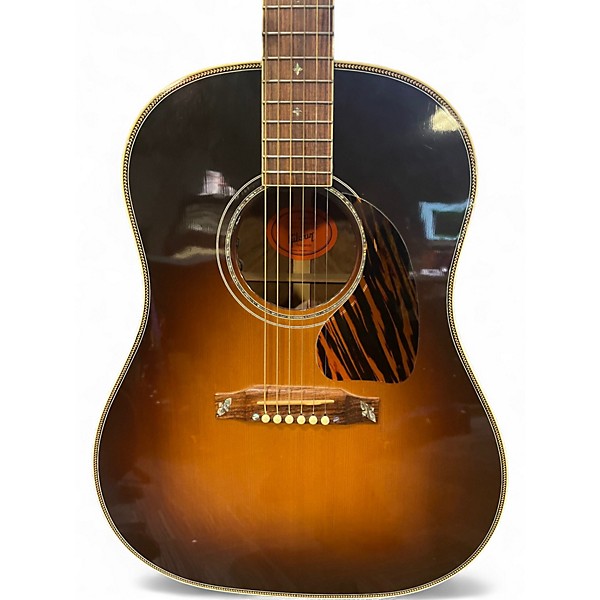 Used Gibson J45 CUSTOM MYSTIC Vintage Sunburst Acoustic Electric Guitar