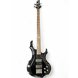 Used ESP F104 Black Electric Bass Guitar