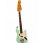 Used Squier Vintage Modified Mustang Bass Green Electric Bass Guitar thumbnail
