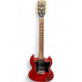 Used Gibson TRIBUTE Wine Red Solid Body Electric Guitar