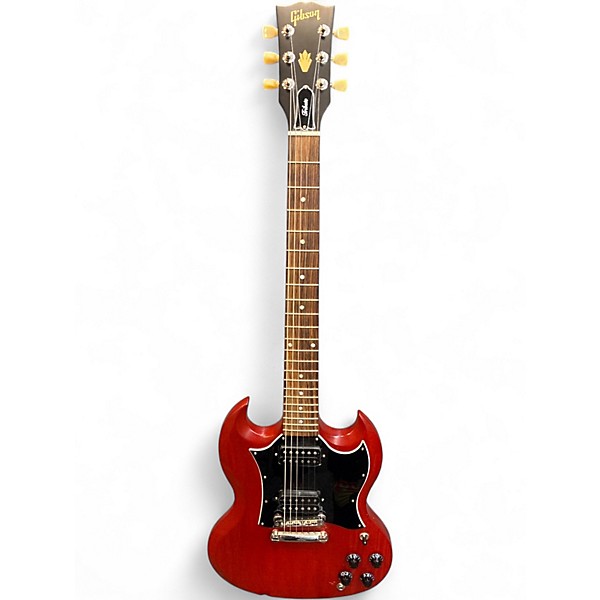 Used Gibson TRIBUTE Wine Red Solid Body Electric Guitar