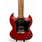 Used Gibson TRIBUTE Wine Red Solid Body Electric Guitar