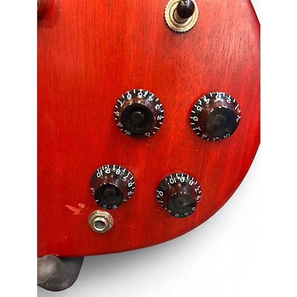 Used Gibson TRIBUTE Wine Red Solid Body Electric Guitar