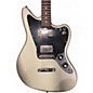Used Fender Blacktop Jaguar Silver Solid Body Electric Guitar