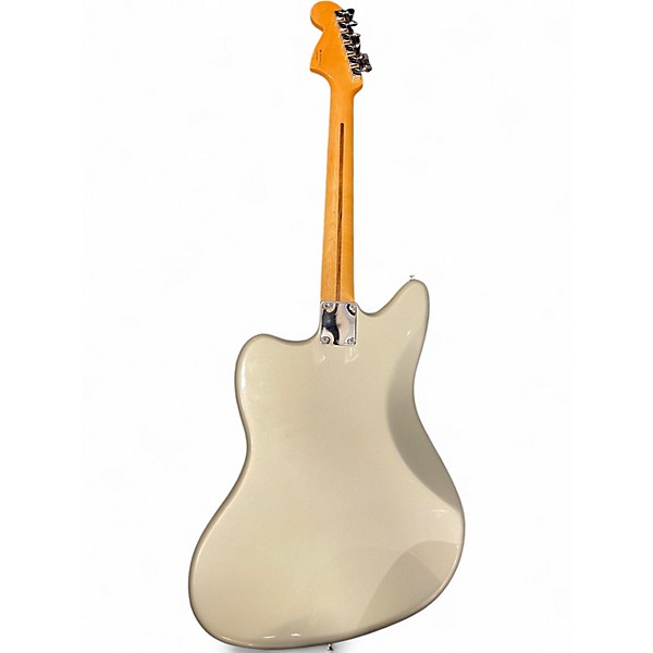 Used Fender Blacktop Jaguar Silver Solid Body Electric Guitar