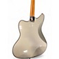 Used Fender Blacktop Jaguar Silver Solid Body Electric Guitar