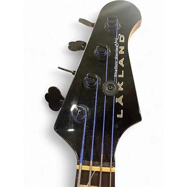 Used Lakland 44-64 Skyline Series GZ Signature Black Electric Bass Guitar