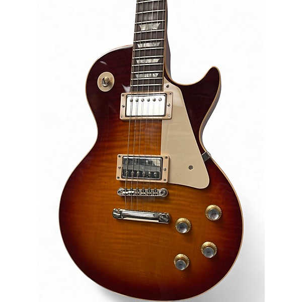 Used 2018 Gibson Les Paul Historic 1969 Custom Shop Bourban Cherry Solid Body Electric Guitar