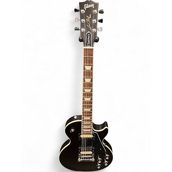 Used Gibson Les Paul Traditional Pro V Ebony Solid Body Electric Guitar