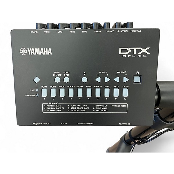 Used Yamaha dtx402K Electric Drum Set