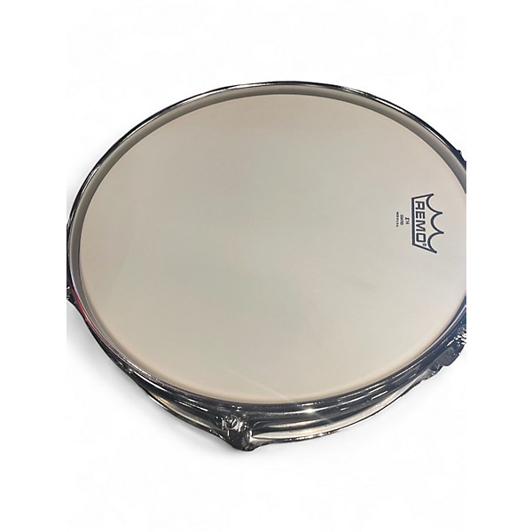 Used Pearl 3X13 PICCOLO STEEL SNARE Black Drum